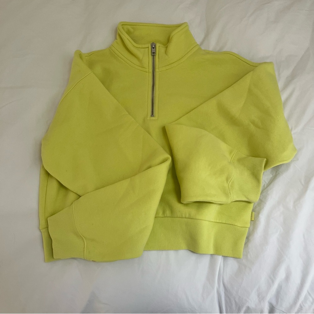 TNA Yellow Zip-Up Jacket